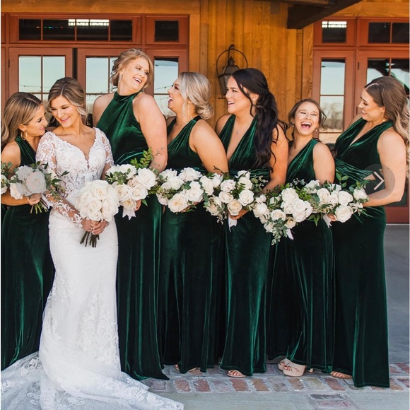 Revelry - Tori Emerald Green Dress - Picture 3 of 5